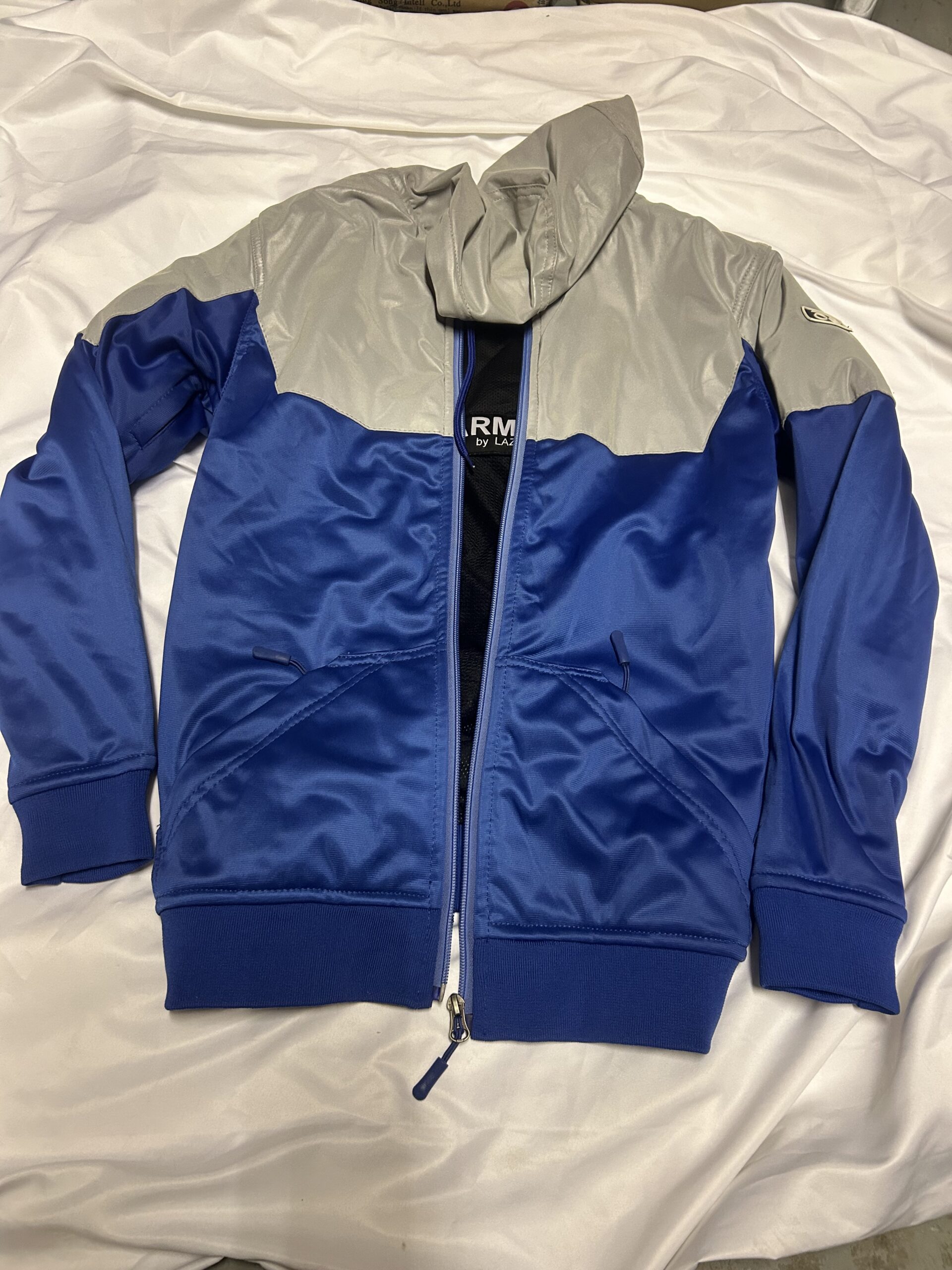 E Rides Lazyrolling Summer Jacket With Chest Protector Inserts Blue