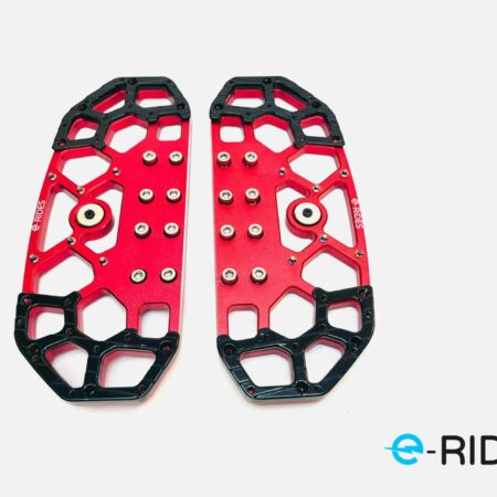 e-RIDES honeycomb pedals iron man electric unicycle heel and toe black