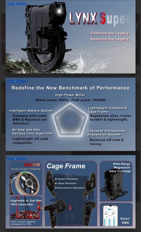 Leaperkim Lynx S Electric Unicycle