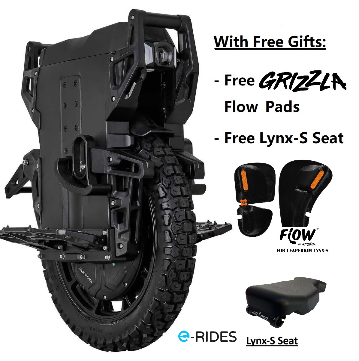 Leaperkim Lynx S Electric Unicycle E Rides And Grizzla Bundle Deal
