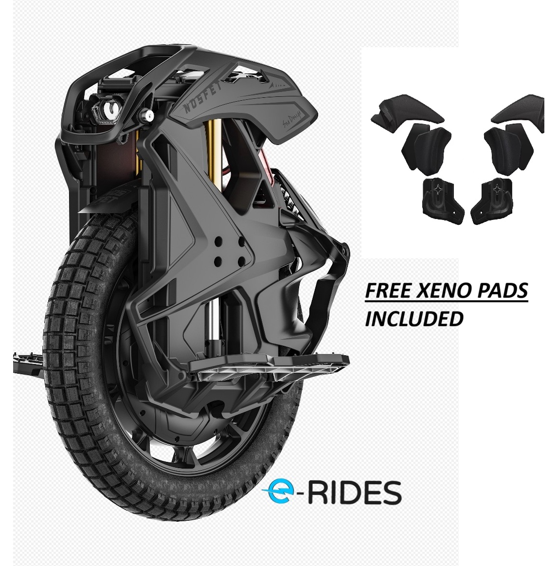 NOSFET XENO - Electric Unicycle USA - Free Power Pads