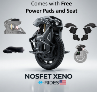 E Rides Nosfet Xeno Electric Unicycle Available Now In Usa